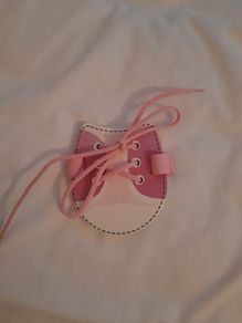 Lace tieing wooden toy