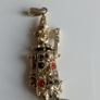 Vintage 9ct gold articulated clown pendant 6.24g Image 2
