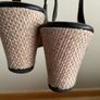 TAMARIS ladies wedge sandals .  Choice of colours. Black and sand colour . Pristine condition worn once Image 3
