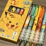 5pcs Pokemon Pikachu Gel Pen Cute Anime Cartoon Charmander Squirtle Press on Gel Pen Stationery School Supplies Holiday Gifts Image 3