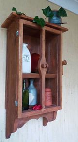 Country style floating display shelf