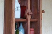 Country style floating display shelf
