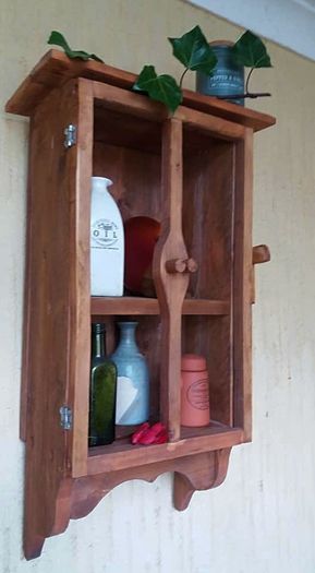 Country style floating display shelf