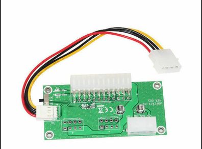 24Pin 20+4pin Dual PSU ATX Power Supply Adaptor Cable Card
