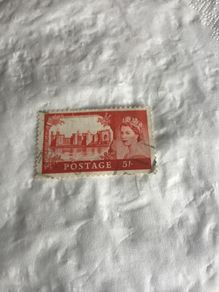 Old British Queen Elizabeth stamp
