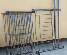 Metal double bed frame