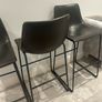 Bar Stools Grey leather Image 4