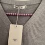 jumper grey v neck jumper m/l adjustable front detail Image 3