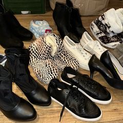 Shoes/slippers variuos size,style and colour for kids and adults