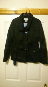H&M black coat, size 36