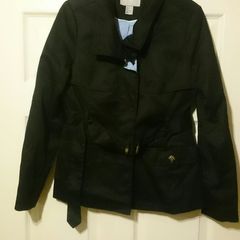 H&M black coat, size 36