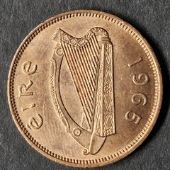 Ireland 1965 1/2 d Half Penny UNC