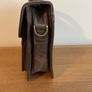 Handmade Brown Leather Cross-Body Bag Image 2