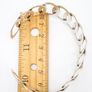 Sterling Silver Open Cuff Circle Link Bangle Bracelet Image 7