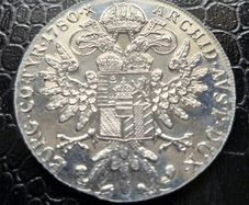 Austria 1780 Austrian Empire  1 Thaler - Maria Theresia Posthumous Silver coin