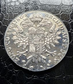 Austria 1780 Austrian Empire  1 Thaler - Maria Theresia Posthumous Silver coin