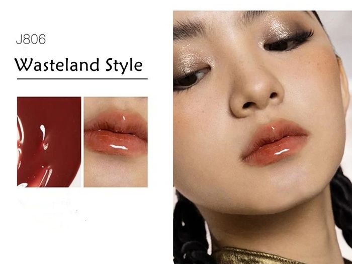 Girlcult C-Beauty Lip Glaze Gold Rush in J806 Wasteland Style