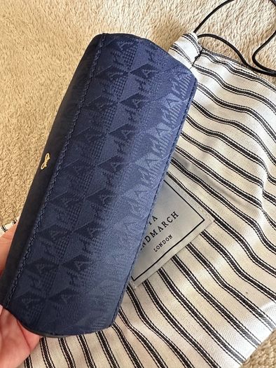 Anya Hindmarch girlie stuff pouch navy