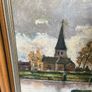 Price drop!! Beautiful original  oil painting , signed. Dutch landscape Image 7