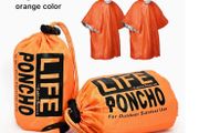 2pcs Hooded Thickened Warm Raincoats - Includes Whistle And Storage Bag, Reusable, Lightweight High Quality,