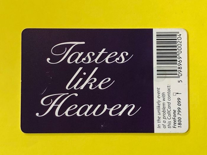 Callcard 1182 Cadbury Tastes Like Heaven Different Chip Variations