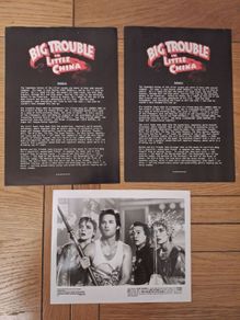 1986 Big Trouble In Little China Press Kit
