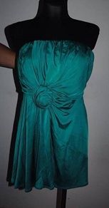 Plus size Evans green boob tube party top bandeau size UK28 EU56 Postage included