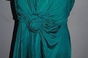 Plus size Evans green boob tube party top bandeau size UK28 EU56 Postage included