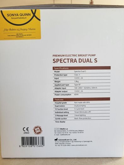 Spectra Dual Synergy Gold Double Breast Pump - Hospital Grade