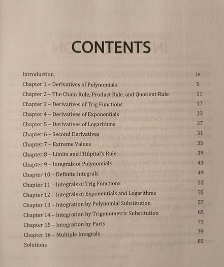 Calculus Workbook