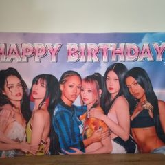 Katseye birthday photo backdrop