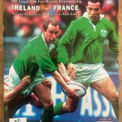 Very Rare 1999 Ireland v France - Five Nations Championship Programme