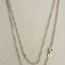 Vintage long Sterling Silver 925 Belcher Chain Necklace - Strong Circular Links length 24" - 2,8g Image 3