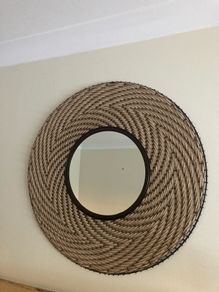 Mirror (Steel & Rope Design) 80cm