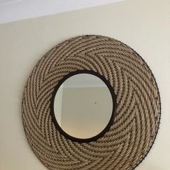 Mirror (Steel & Rope Design) 80cm