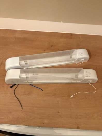 NEW LED Shaver Lights 2 Pairs Unused Bathroom Remodel Leftovers