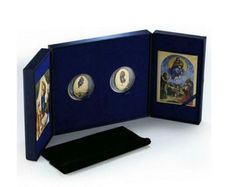 Raphael Madonnas Silver & Precious Stones Art Gilded Proof Silver Set 2012