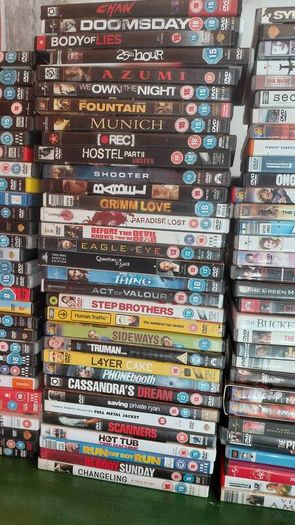 Dvds and blu rays