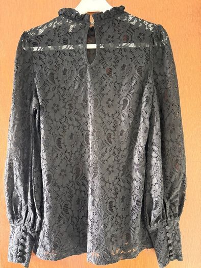 blouse black XS elegant