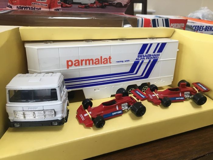Alfa Romeo Brabham Parmalat F1 Car Transporter Nicky Lauda Polistil