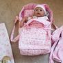 Doll, Carrycot, quilt and clothes Image 5