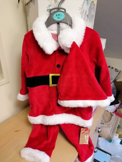 Baby Boy 3 piece REDUCED Christmas Santa Set
