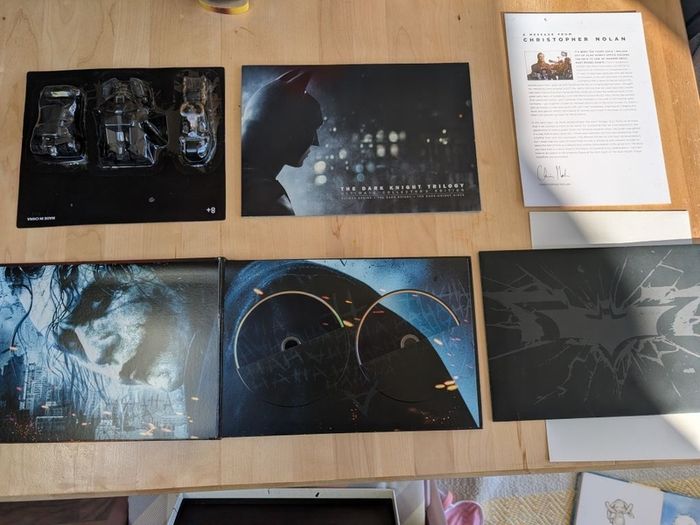 The Dark Knight Trilogy Ultimate Collector's Edition Blu-Ray - Brand New Contents (With Vehicles)