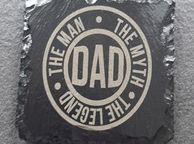 main image for ad Fathers day coaster present gift man cave shed