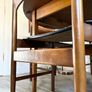 Vintage Retro Mid Century Teak and Beech Dining Table and Chairs Edmund Homa Image 3