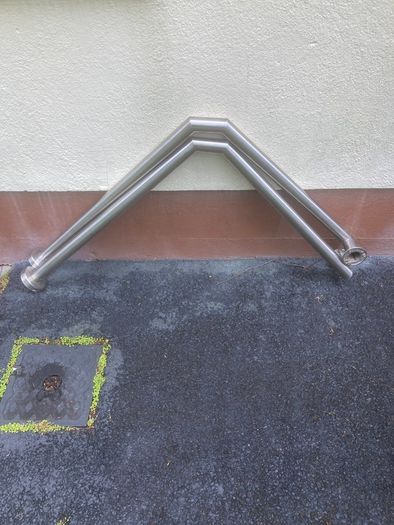 Stainless Steel Outdoor Handrails Pair