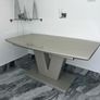 Brand-New Extendable Light Grey Dining Table Image 3