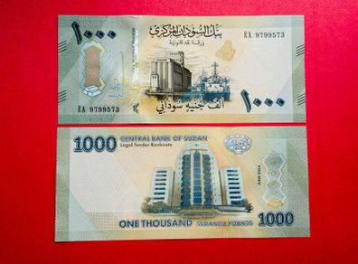 North Sudan. 1000  Pounds  2024  Pick  87'( Uncirculated )