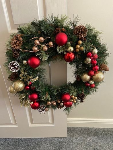 Christmas door wreath