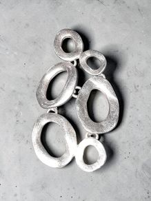 John Rocha large sterling silver pendant